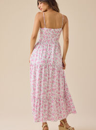 Emmi Lace Up Maxi Dress Detail 5 - TULLABEE