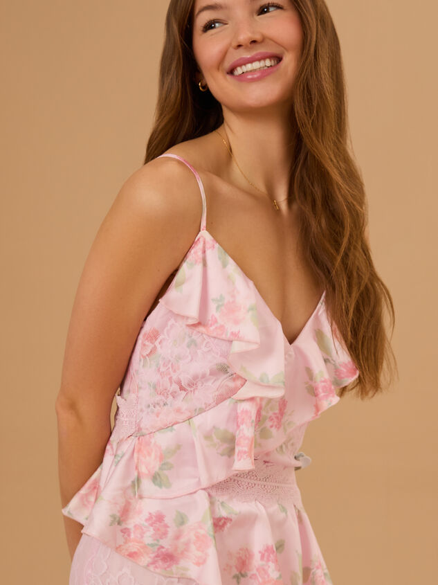 Shannon Floral Maxi Dress Detail 3 - TULLABEE