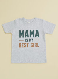 Mama Is My Best Girl Graphic Tee - TULLABEE