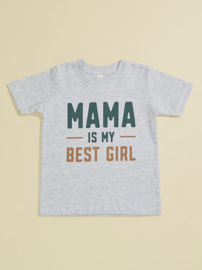 Mama Is My Best Girl Graphic Tee - TULLABEE