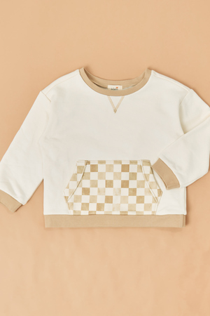 Vance Checkered Sweatshirt - Altar'd State - 