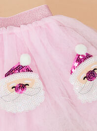 Sequin Santa Tutu Skirt by Mudpie Detail 2 - TULLABEE