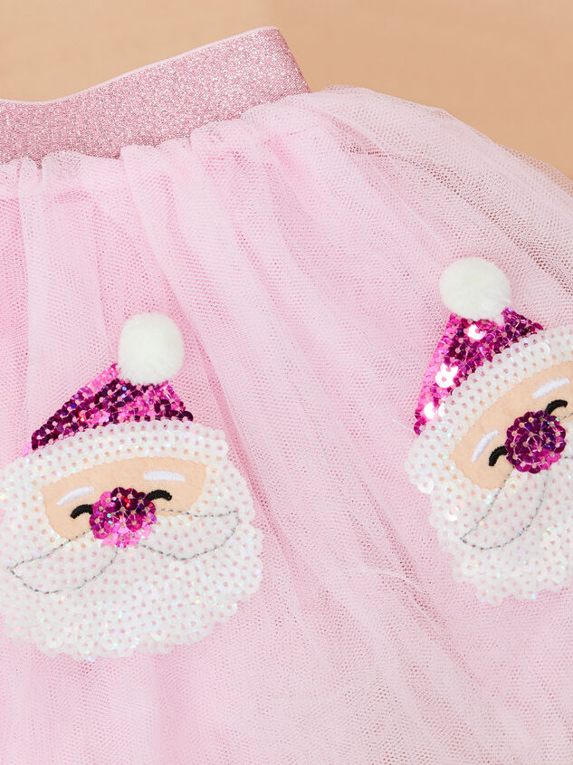 Sequin Santa Tutu Skirt by Mudpie Detail 2 - TULLABEE