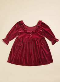 Milly Velvet Toddler Dress by Vignette Detail 3 - TULLABEE