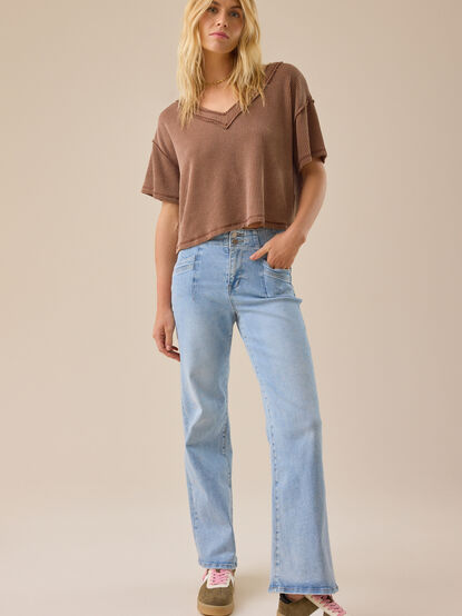 Tyla Wide Leg Jeans - TULLABEE