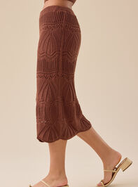 Colton Crochet Midi Skirt Detail 4 - TULLABEE