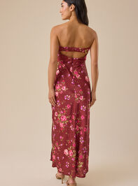 Paityn Floral Strapless Maxi Dress Detail 4 - TULLABEE