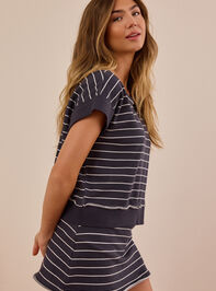 Easy Days Stripe Crew Detail 5 - TULLABEE