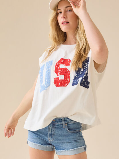 Miller Cuff Denim Shorts - TULLABEE