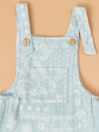 Emery Patchwork Overalls - TULLABEE