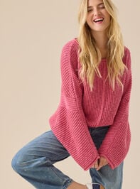 Savannah Dolman Sweater Detail 4 - TULLABEE