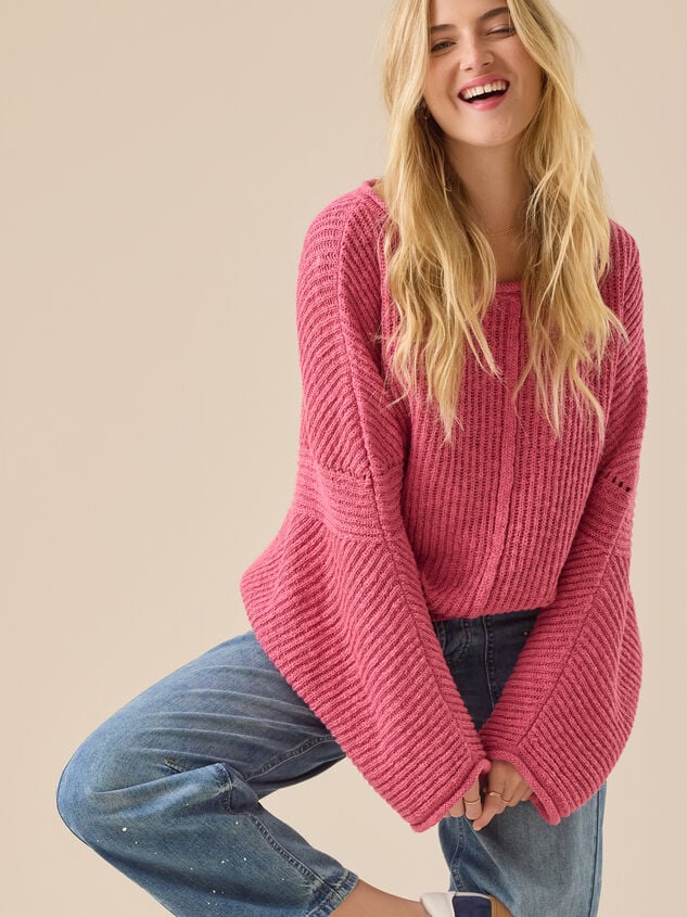 Savannah Dolman Sweater Detail 4 - TULLABEE