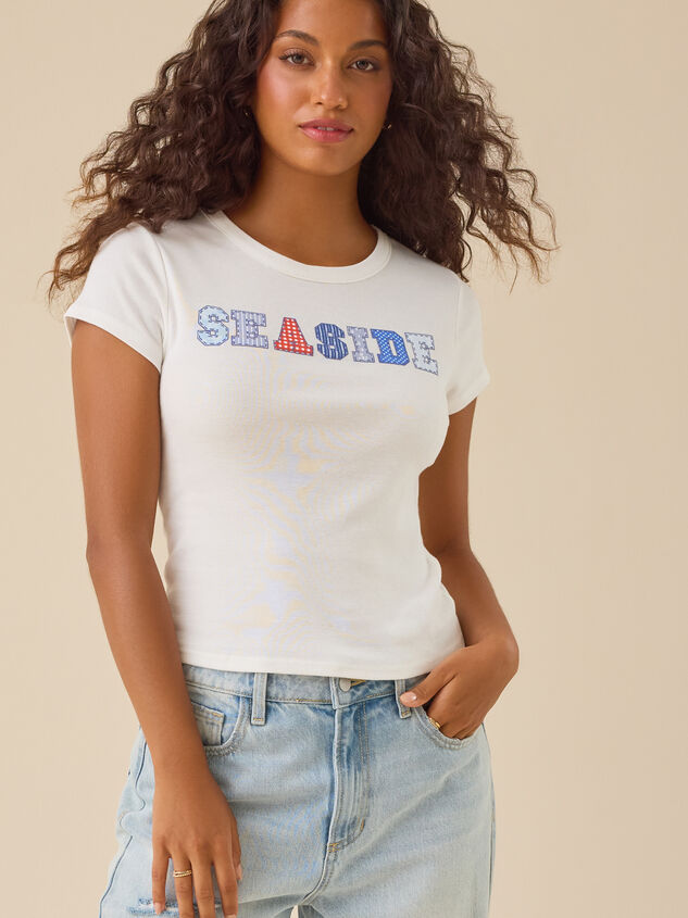 Seaside Patchwork Baby Tee - TULLABEE