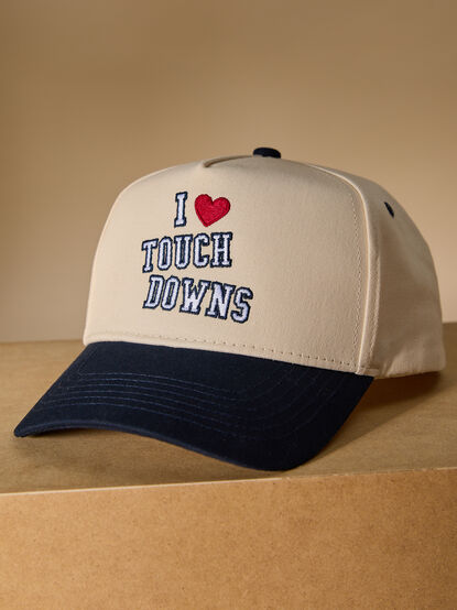 I Heart Touchdowns Trucker Hat - TULLABEE