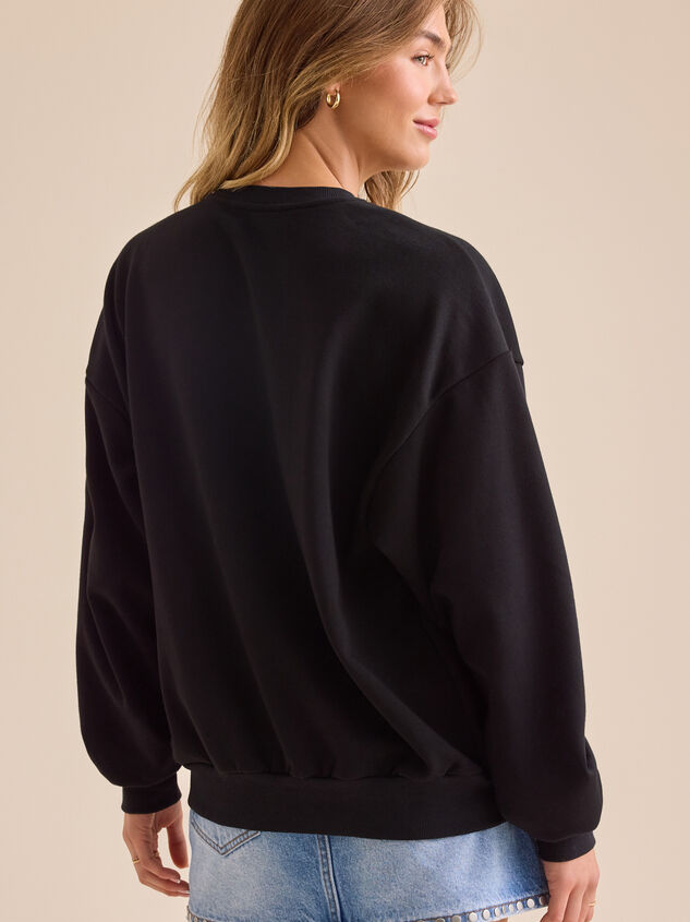 Spooky Season Sweatshirt Detail 4 - TULLABEE