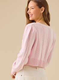 Livvy Two Piece Cable Cardigan Detail 5 - TULLABEE