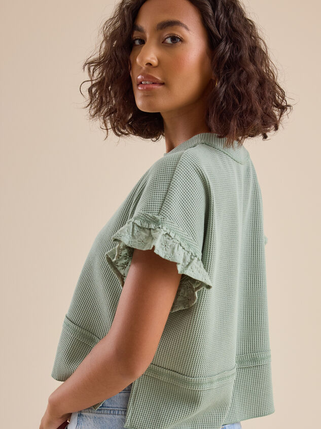 Becca Thermal Lace Top Detail 5 - TULLABEE