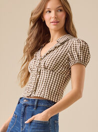 Skylar Gingham Top - TULLABEE