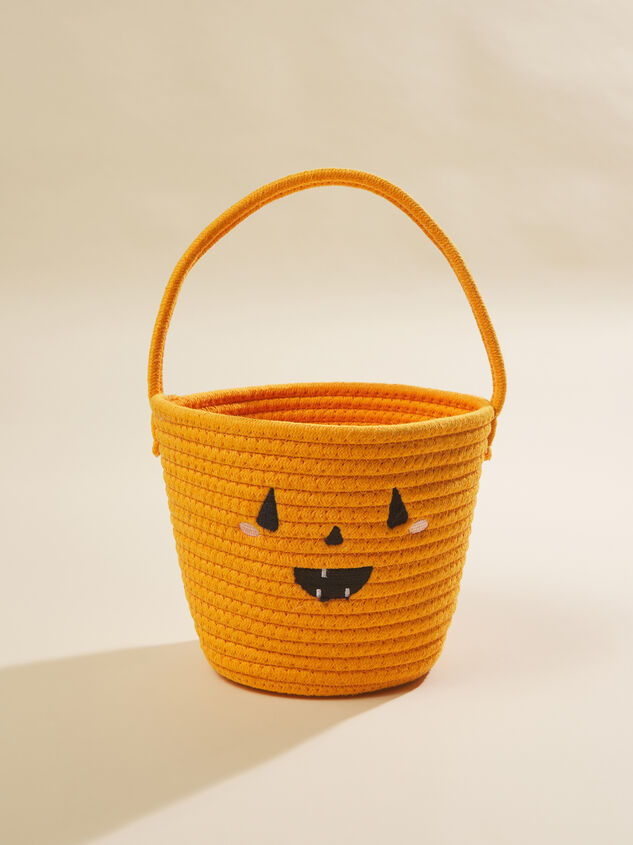 Jack-O'-Lantern Rope Basket - TULLABEE