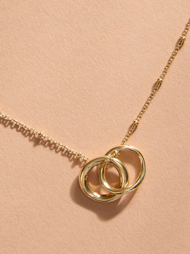 18K Gold Pray. Wait. Trust. Charm Necklace Detail 2 - TULLABEE