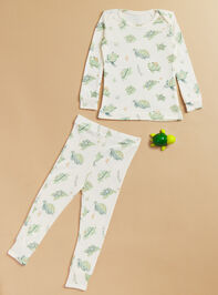 Sea Turtles Ribbed Lounge Set - TULLABEE