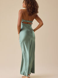 Paityn Strapless Maxi Dress Detail 2 - TULLABEE