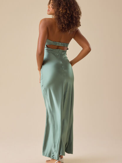 Paityn Strapless Maxi Dress - TULLABEE