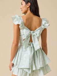 Haisley Double Layered Eyelet Romper Detail 2 - TULLABEE