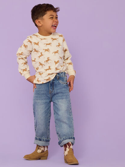 Weston Horse Pullover by Mud Pie - TULLABEE