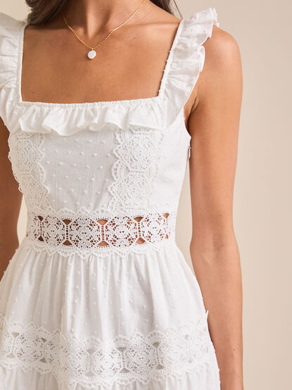 Andi Clip Dot Mini Dress - TULLABEE