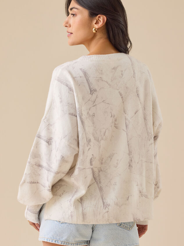 Chloe Camo Sweater Detail 4 - TULLABEE