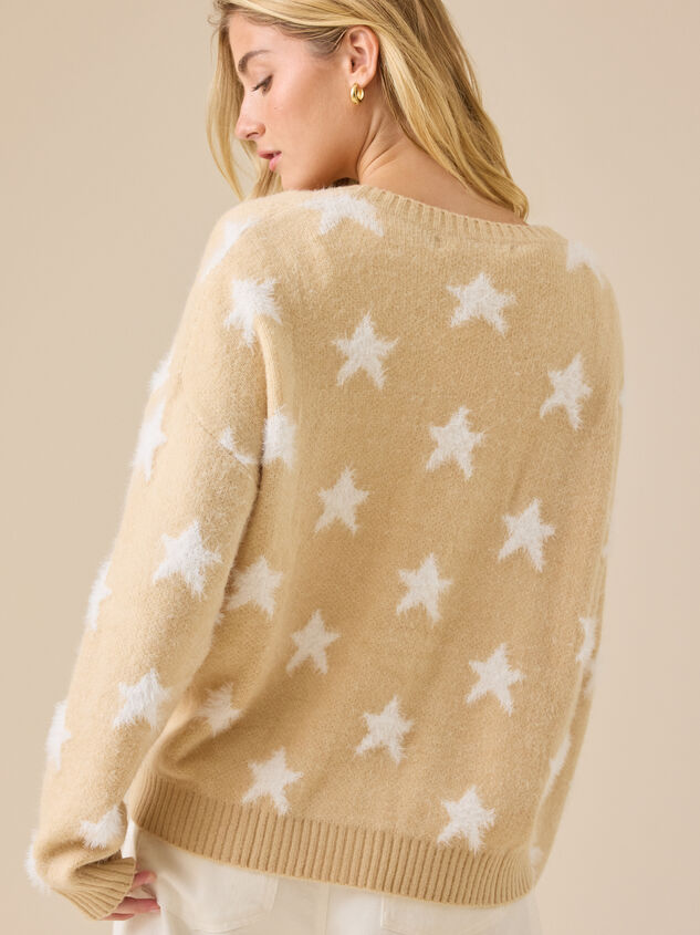 Allison Star Cardigan Detail 6 - TULLABEE
