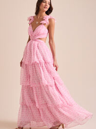 Becca Tiered Maxi Dress Detail 4 - TULLABEE