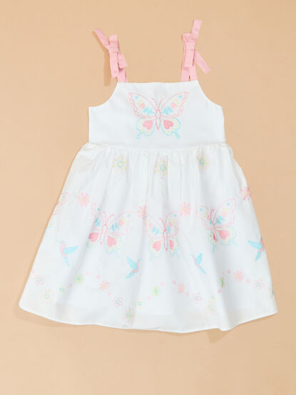 Penelope Butterfly Toddler Dress - TULLABEE