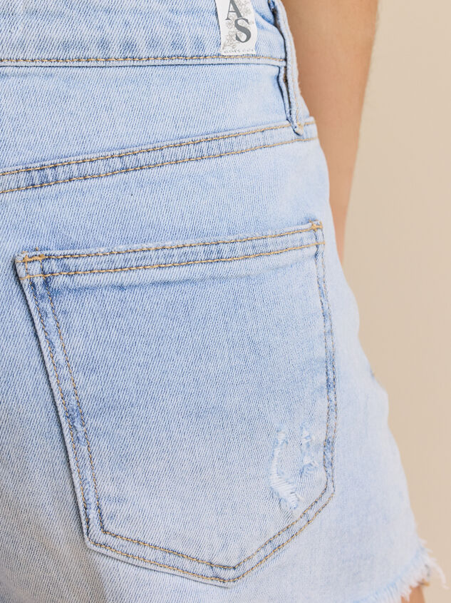 Brittany Denim Short Detail 5 - TULLABEE