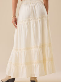 Kait Lace Midi Skirt Detail 3 - TULLABEE