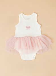 Giselle Bow Tank Tutu Bodysuit - TULLABEE