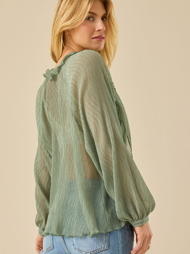 Sasha Chiffon Kimono Detail 5 - TULLABEE