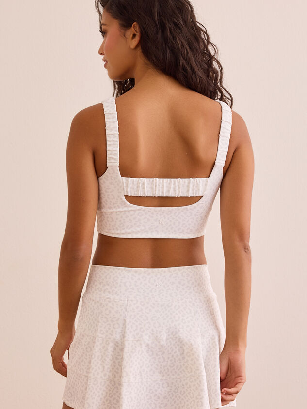 Flex Leopard Sports Bra Detail 6 - TULLABEE