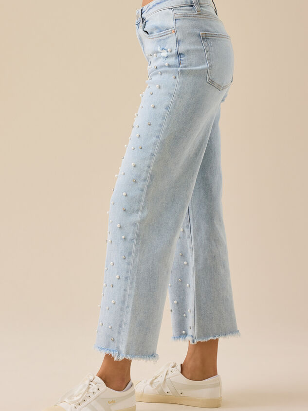 Pearlina Embelished Jeans Detail 4 - TULLABEE