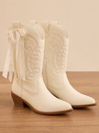 Leila Bow Western Boots - TULLABEE