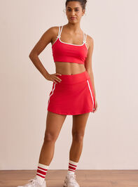 Half Court Side Stripe Skort - TULLABEE