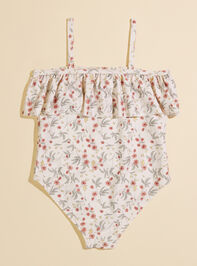 Layla Floral Toddler Swimsuit by Rylee + Cru Detail 2 - TULLABEE
