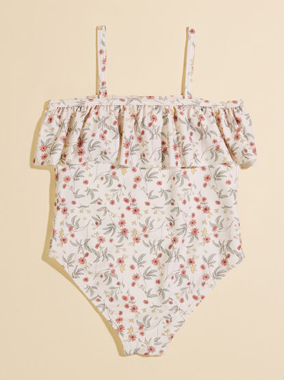 Layla Floral Toddler Swimsuit by Rylee + Cru - TULLABEE