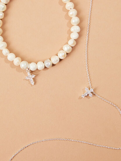 Cross Jewelry Mom Mini Set by Mud Pie - TULLABEE