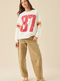87 Varsity Sweatshirt Detail 2 - TULLABEE