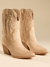 Nicole Beige Bootie - TULLABEE