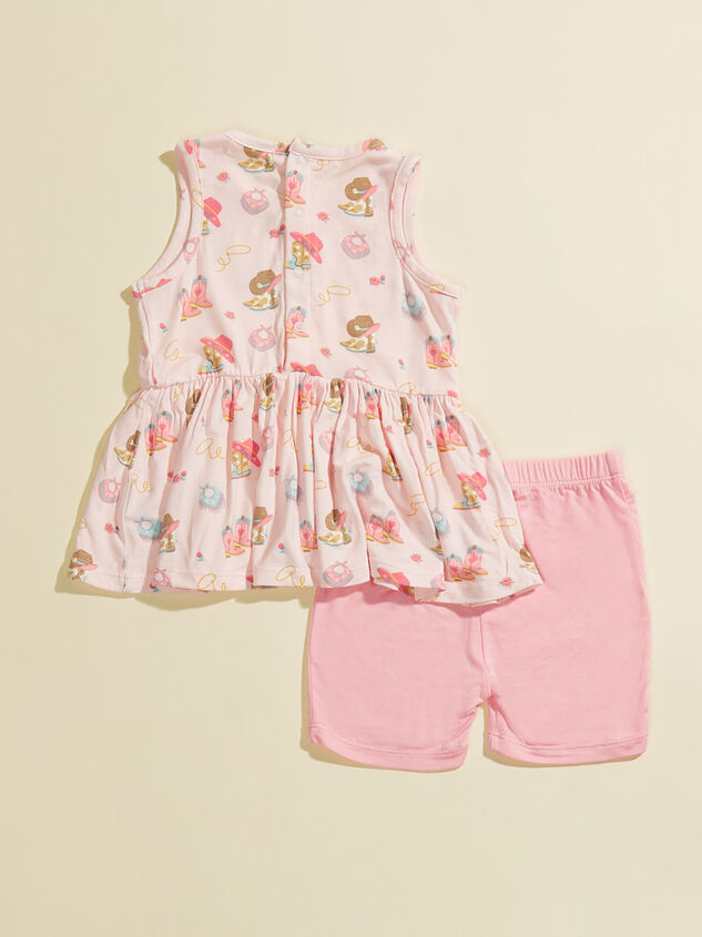 Cowgirl Tank and Shorts Set Detail 2 - TULLABEE
