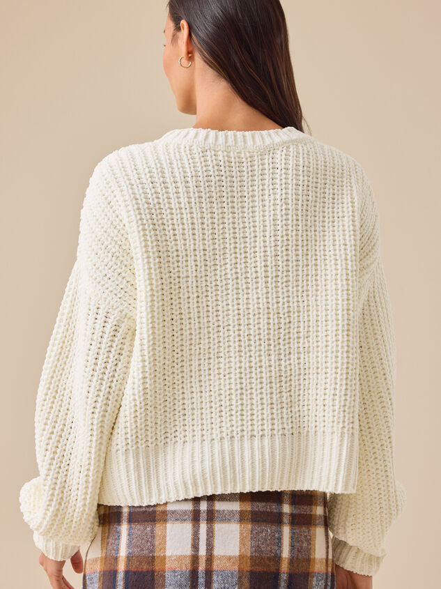 Colette Chenille Sweater Detail 5 - TULLABEE
