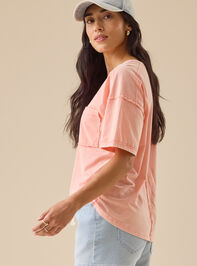 Cammie Pocket Tee Detail 2 - TULLABEE